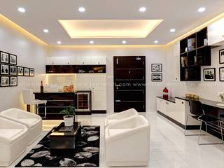 Mr. Priyadarshan - Film director ,Kochi, DLIFE Home Interiors DLIFE Home Interiors Nowoczesny salon