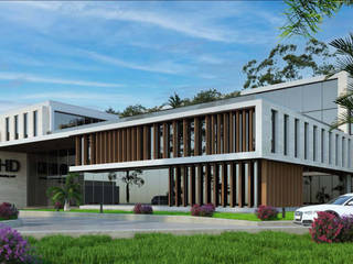 مقترح مبنى مدينه نصر للاسكان والتعمير , Mohannd Arch studio Mohannd Arch studio Ruang Studi/Kantor Modern