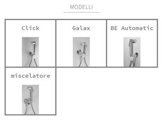 Idroscopino DOPPIO GETTO Urano ARVAG, ARVAG S.r.l. ARVAG S.r.l. Modern bathroom