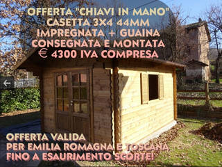 CASETTA 3x4 CHIAVI IN MANO!, DEKALUX DEKALUX Garden Shed