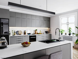 Casa Apartment Interior, VIZPIXEL STUDIO VIZPIXEL STUDIO Kitchen units