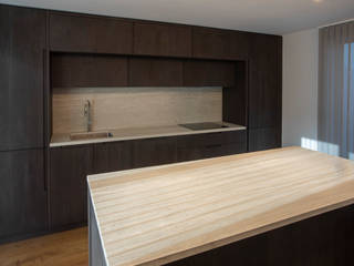 Vivienda unifamiliar, maite maceiras maite maceiras Small kitchens