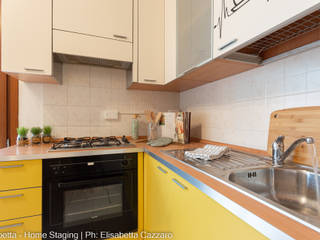 Un piccolo e grazioso appartamento in periferia, Elisabetta - Home Staging Elisabetta - Home Staging Other spaces Yellow