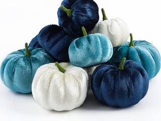 Pumpkin autumn decoration Blue press profile homify Mais espaços Azure, Cinza, De lã, Sacola, Lã, Azul elétrico, Padrão, Fibra, Evento, Acessório de moda