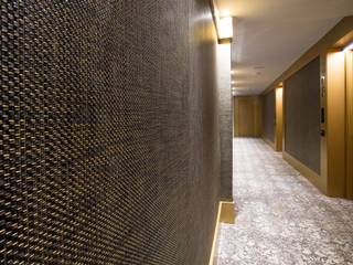 Revestimiento de Pared para Hotel Boutique Sant Jordi, Calella, Barcelona, Vertisol Internacional SRL Vertisol Internacional SRL Moderne Wände & Böden