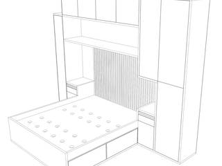 Architect. Professional Designer and 3D artist., Arq. Camila Candelaria Juan Arq. Camila Candelaria Juan Small bedroom