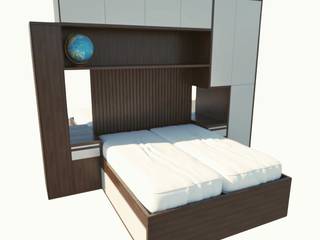 Architect. Professional Designer and 3D artist., Arq. Camila Candelaria Juan Arq. Camila Candelaria Juan Small bedroom