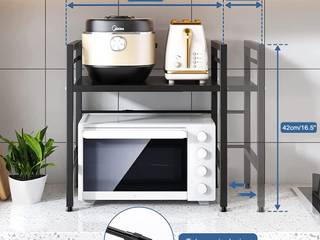 Expandable Microwave Shelf , Press profile homify Press profile homify Other spaces