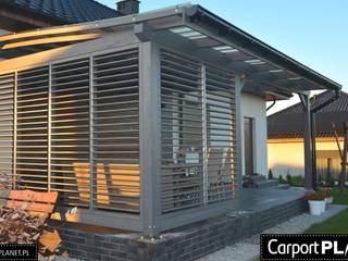 Pergola tarasowa, Carport Planet Carport Planet Balcone, Veranda & Terrazza in stile moderno