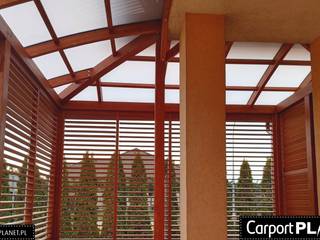 Pergola tarasowa, Carport Planet Carport Planet 모던스타일 발코니, 베란다 & 테라스