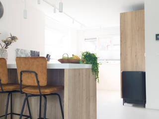Verbouwing twee onder een kap Maurik, Studio Annika Studio Annika Built-in kitchens