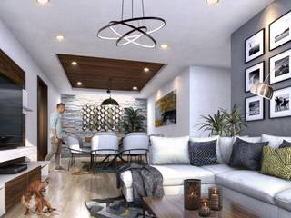 casa habitacion, AH Proyectos y construcciones AH Proyectos y construcciones منزل عائلي صغير