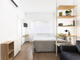 Studio apartment, LAURA BAFFETTI ARCHITETTO LAURA BAFFETTI ARCHITETTO アパートメント