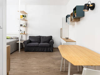 Studio apartment, LAURA BAFFETTI ARCHITETTO LAURA BAFFETTI ARCHITETTO アパートメント