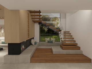 Villa a Gallarate, Fog Interiors Fog Interiors Salas de estar modernas