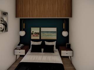 Proyecto Casa Habitación Reyes D. , EA ARCHITECTURE & FURNITURE EA ARCHITECTURE & FURNITURE Apartemen