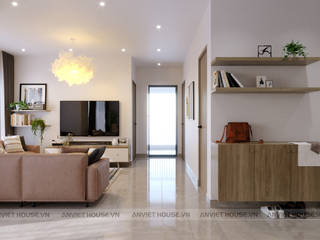 Mr. Thang apartment - Vinhomes Ocean Park - Gia Lam - Hanoi, Anviethouse Anviethouse Modern living room
