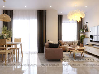 Mr. Thang apartment - Vinhomes Ocean Park - Gia Lam - Hanoi, Anviethouse Anviethouse Modern living room