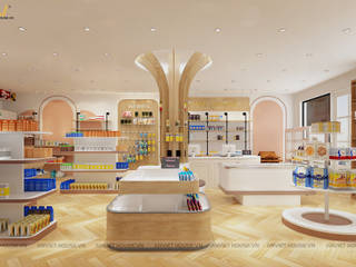 The project of Ms. Diep Anh's mini supermarket - Hoa Binh, Anviethouse Anviethouse Other spaces