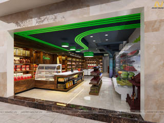 Project of clean food supermarket Ms. Thuy - Ngoai Giao Doan - Hanoi, Anviethouse Anviethouse Other spaces