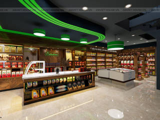 Project of clean food supermarket Ms. Thuy - Ngoai Giao Doan - Hanoi, Anviethouse Anviethouse Other spaces