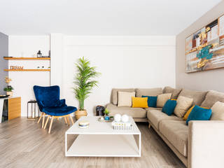 Objetivo: hogar para una feliz familia, Noelia Villalba Interiorista Noelia Villalba Interiorista Modern living room