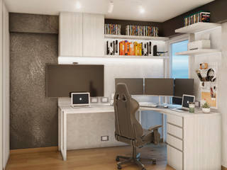 Oficinas / Home Office varios, Nicolas Elias Arquitectura Nicolas Elias Arquitectura Estudios y despachos de estilo minimalista
