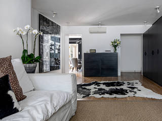 Mid Levels Flat Renovation, B Squared Design B Squared Design Salon moderne