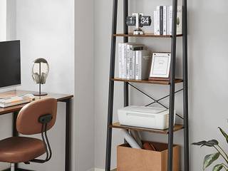 Metal Frame Bookcase, Press profile homify Press profile homify Lavadero