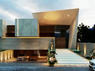 Casa Condado de Sayavedra, emARTquitectura Arte y Diseño emARTquitectura Arte y Diseño منزل عائلي صغير