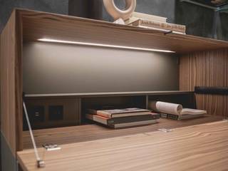 ON-OFF - HIDDEN DESK, Tumidei Tumidei Modern study/office