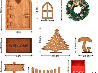 Door Accessories Christmas Set, Press profile homify Press profile homify Walls