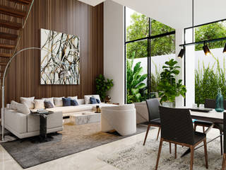 Casa Blanc, INMOBILIARIA GATESA INMOBILIARIA GATESA Casas unifamiliares