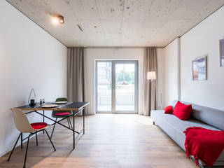 Campus Westend Bielefeld, BETTE GmbH & Co. KG BETTE GmbH & Co. KG Modern living room