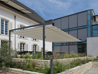 Velusol - hochwertiges und maßgeschneidertes Wettersegel, Elmendorff - Design & Handwerk Elmendorff - Design & Handwerk Modern balcony, veranda & terrace