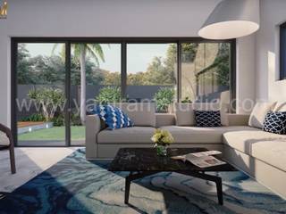 3D Interior Rendering Studio presents 3D Interior for a house in New York, Yantram Animation Studio Corporation Yantram Animation Studio Corporation Livings de estilo moderno