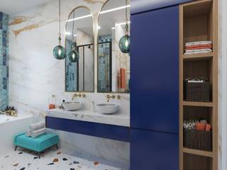 Вилла в Дубаи, IvE-Interior IvE-Interior Ванная в азиатском стиле