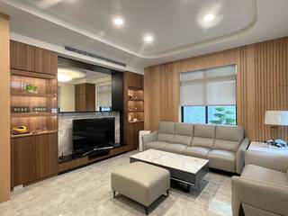 老宅整建裝修設計, 麥斯迪設計 麥斯迪設計 Living room لکڑی Wood effect
