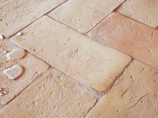 Een vloer van natuurlijk terracotta; levendige en warme uitstraling, Terrecotte Europe Terrecotte Europe Lantai