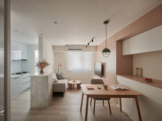 Our Home - 全室舊屋翻新, 酒窩設計有限公司 Dimple Interior Design 酒窩設計有限公司 Dimple Interior Design Minimalist living room