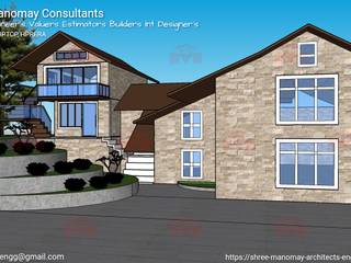 DEODAR MANOR, Shree Manomay Architects and Engineers Shree Manomay Architects and Engineers Espacios comerciales