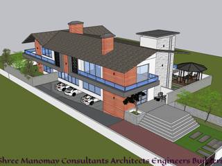 COL THAPA'S MODEL, Shree Manomay Architects and Engineers Shree Manomay Architects and Engineers Villa