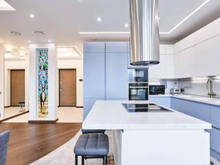 Дизайн и ремонт квартиры в ЖК «Измайлово Lane» — В два раза больше, Вира-АртСтрой Вира-АртСтрой Modern dining room