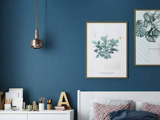 Dark blue wallpaper, Press profile homify Press profile homify Other spaces