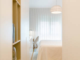 Suite | Expo, Traço Magenta - Design de Interiores Traço Magenta - Design de Interiores Master bedroom