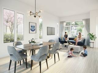 Residential Interior Living Rooms, RealSpace RealSpace モダンデザインの リビング