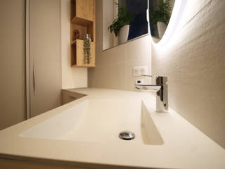 SALLE DE BAIN DINGSHEIM, Agence ADI-HOME Agence ADI-HOME Phòng tắm phong cách hiện đại