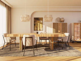 Coleção Cannes: Charme Intemporal, ANTARTE ANTARTE Modern dining room