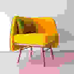 homify Living room chair,lounge chair,corner chair,Lighting