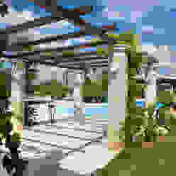 Un atollo sospeso, MELLOGIARDINI EXTERIOR DESIGNERS MELLOGIARDINI EXTERIOR DESIGNERS Jardines de estilo moderno